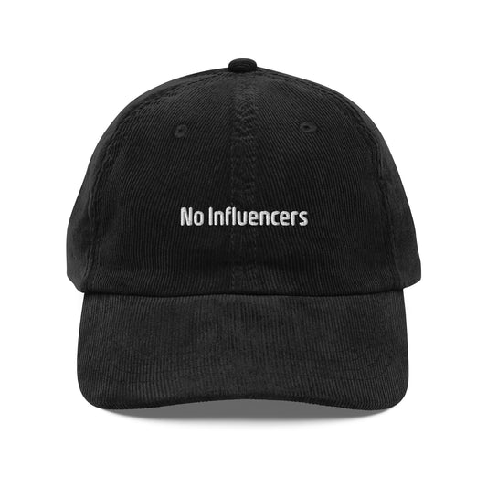 No Influencers - Vintage Corduroy Hat